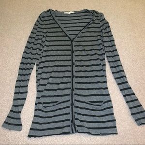 Soft Joie Striped Jersey Cardigan